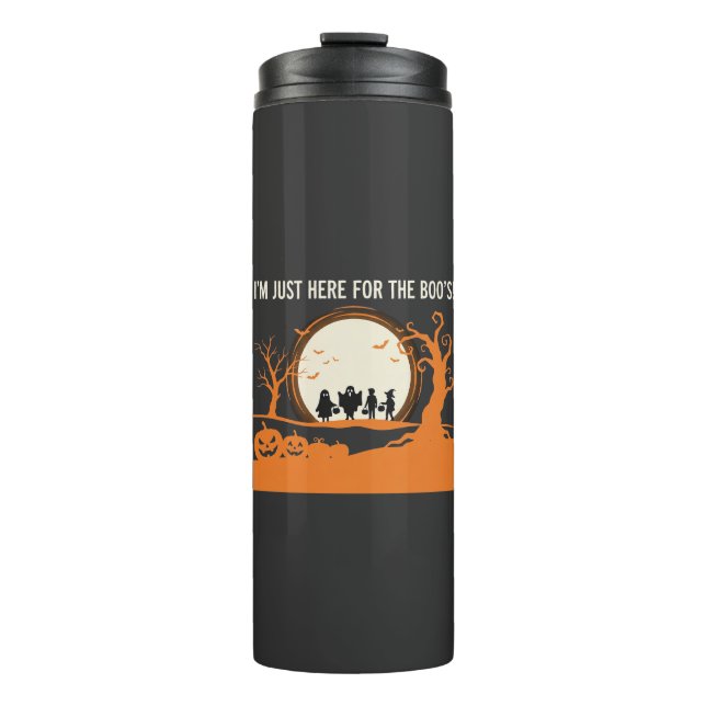 Termo Silueta de fantasma de Halloween Boo (Anverso)