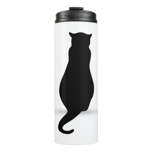 Termo Siluetas de gato siluetas (Anverso)