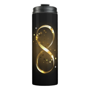 Termo Símbolo de infinito dorado