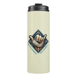 Termo Símbolo de mano de surfista