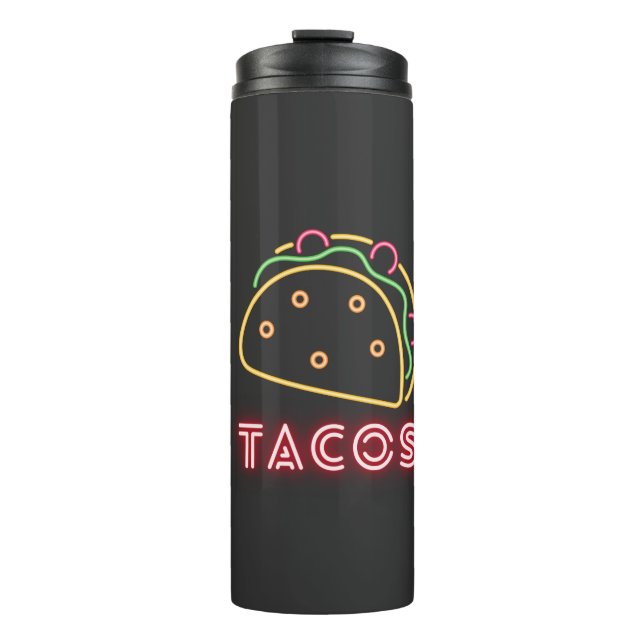 Termo Símbolo Neon Tacos (Anverso)