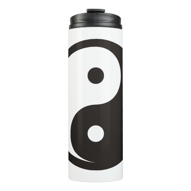 Termo Símbolo Yin Yang - diseño de tatuaje sólido (Anverso)