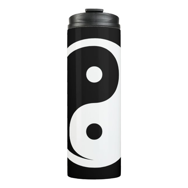Termo Símbolo Yin Yang - diseño de tatuaje sólido 2 (Anverso)