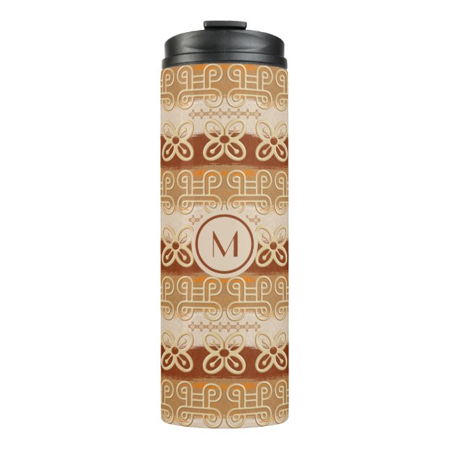 Termo Símbolos de Adinkra africanos étnicos.  (Anverso)