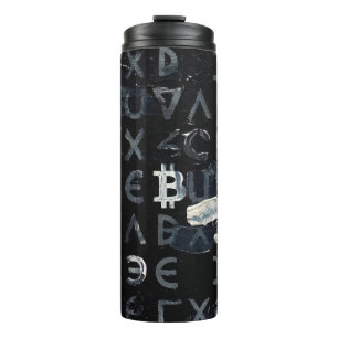 Termo Símbolos de Bitcoin (Estilo: 4)
