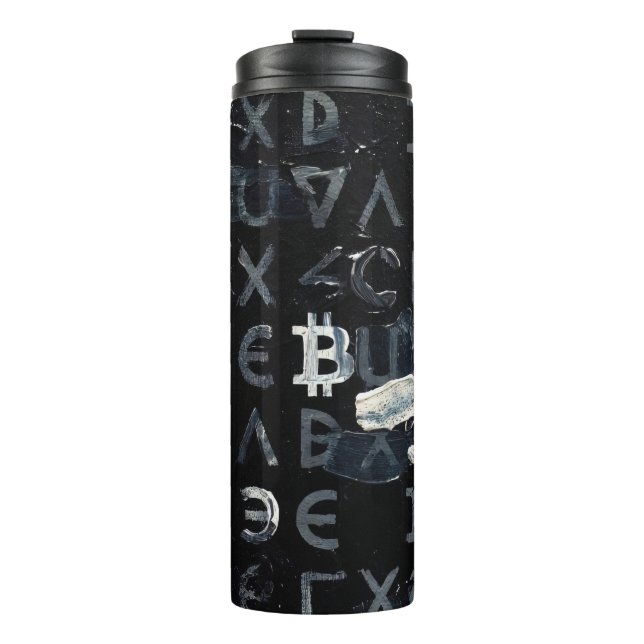 Termo Símbolos de Bitcoin (Estilo: 4) (Anverso)
