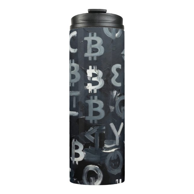 Termo Símbolos de Bitcoin (Estilo: 7) (Anverso)
