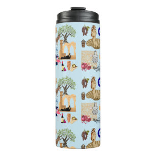 Termo Símbolos de Chipre para los amantes de los viajes