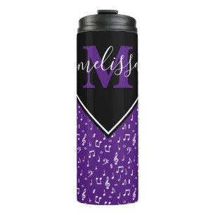 Termo Símbolos musicales personalizados taza térmica