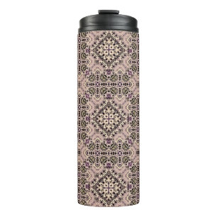 Termo simbómetro de mosaico de fondo vintage abstracto