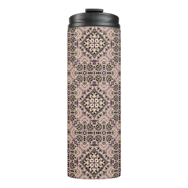 Termo simbómetro de mosaico de fondo vintage abstracto (Anverso)