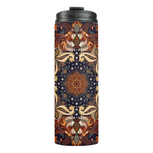 Termo Simétrico indio: Ornamento étnico vintage