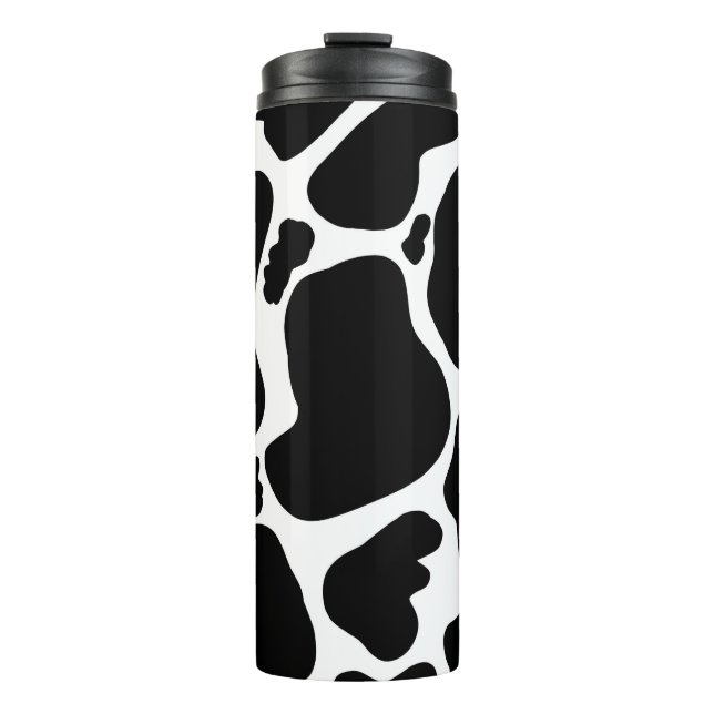 Termo Simple Black Cow Spots Animal (Anverso)