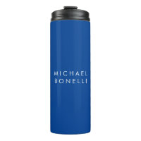 Simple llano Minimalista elegante moderno Azul pro