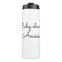 simple minimal agrega tu nombre texto baby shower