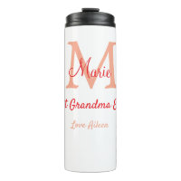 simple mínimo mejor Abuela nunca texto de monogram