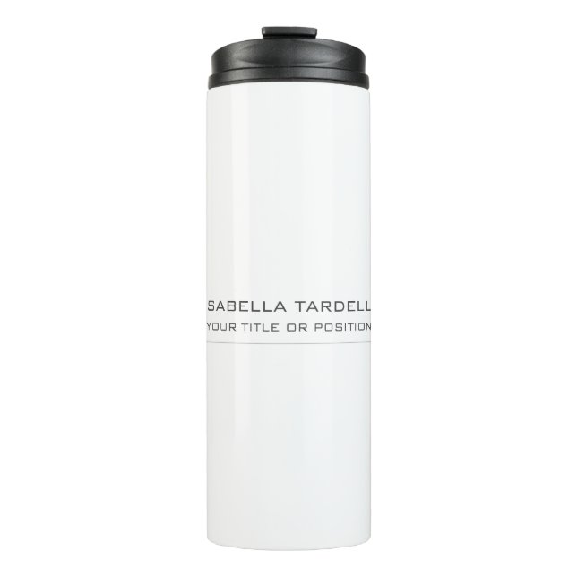 Termo Simple profesional Minimalista moderno (Anverso)