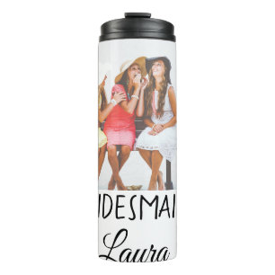 Termo Simple regalo minimalista para dama de honor con n