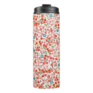 Termo Simple y lindo patrón en flores de pequeña escala.