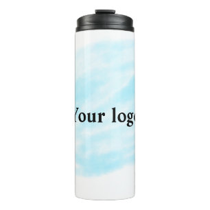 Termo Simple y minimalista logo personalizado elegante a