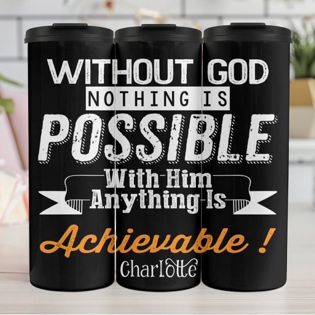 Termo Sin Dios Nada Es Posible (Subido por el creador)