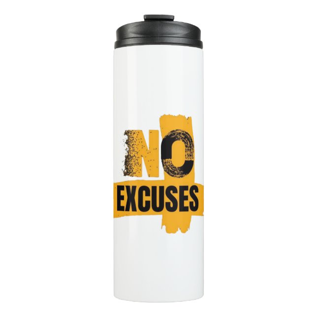 Termo Sin Excusas. Solo Resultados. Modo Sin Excusas (Anverso)