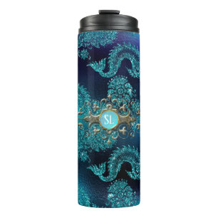 Termo Sirena Vintage Turquesa