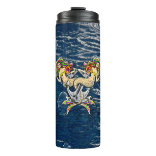 Termo Sirenas aferradas - Diseño Náutico para los amante