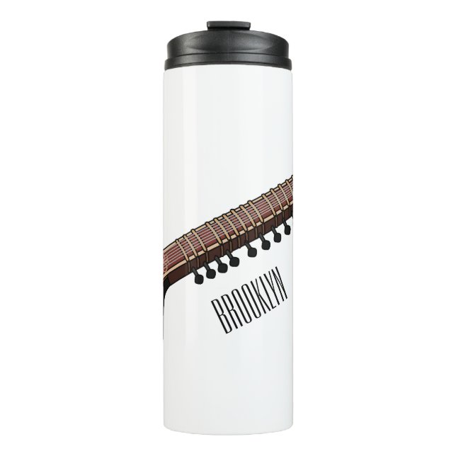 Termo Sitar personalizado ilustracion (Anverso)