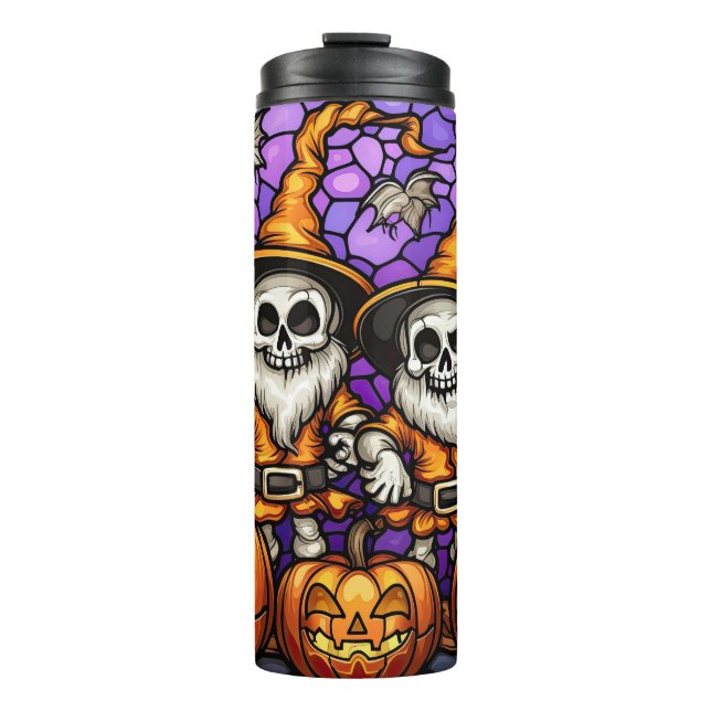 Termo Skeleton Gnomes Halloween (Anverso)