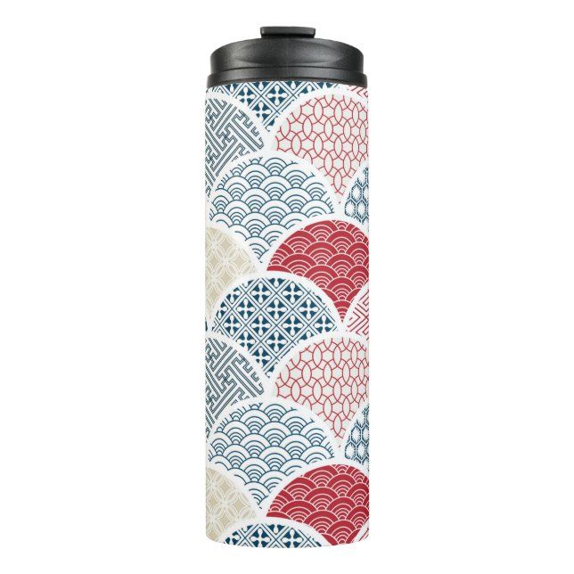 Termo sketc. geométrico tradicional kimono patrón vintag (Anverso)