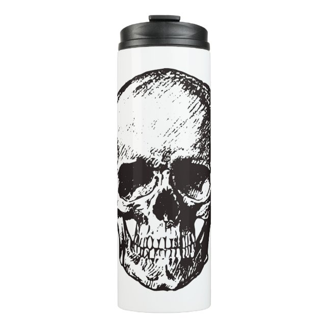 Termo Skull Fantasy Art Rock Punk fuerte Metalizado (Anverso)