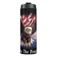 *~* Sky EAGLE Patriótico We The People Flag AP16
