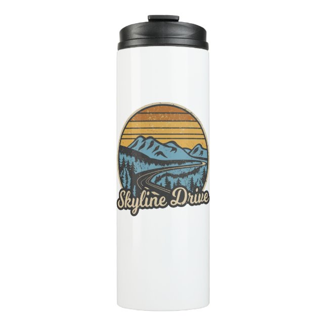 Termo Skyline Drive Virginia Retro (Anverso)