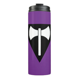 Termo SlipperyJoe bandera del orgullo lesbiano poderoso 