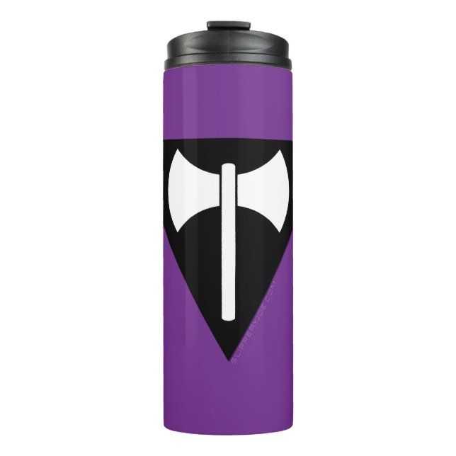 Termo SlipperyJoe bandera del orgullo lesbiano poderoso  (Anverso)