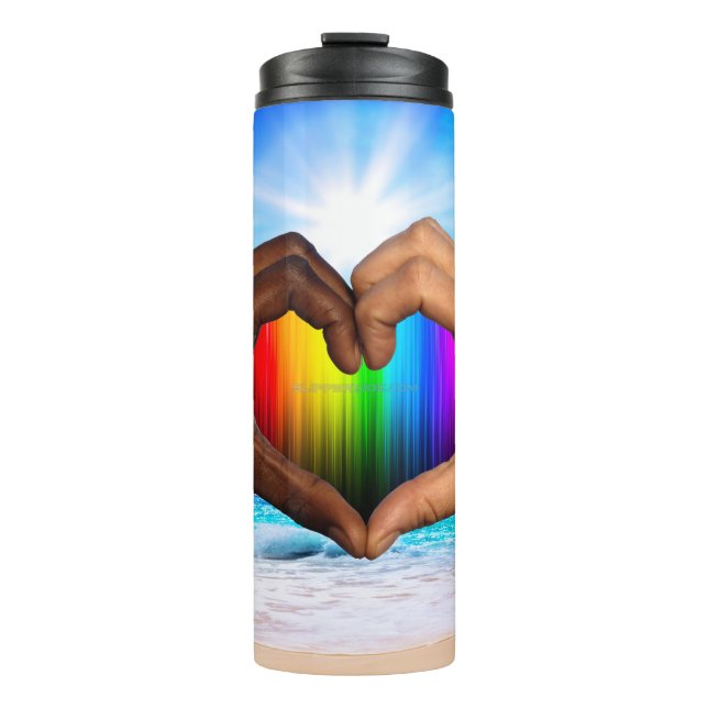 Termo SlipperyJoe es un hombre interracial de dos manos. (Anverso)