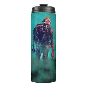 Termo SlipperyJoe figura de zombie aterradora aislada om