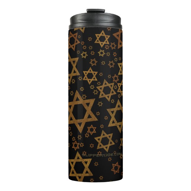 Termo SlipperyJoe's Estrella David temática de Hanukkah  (Anverso)