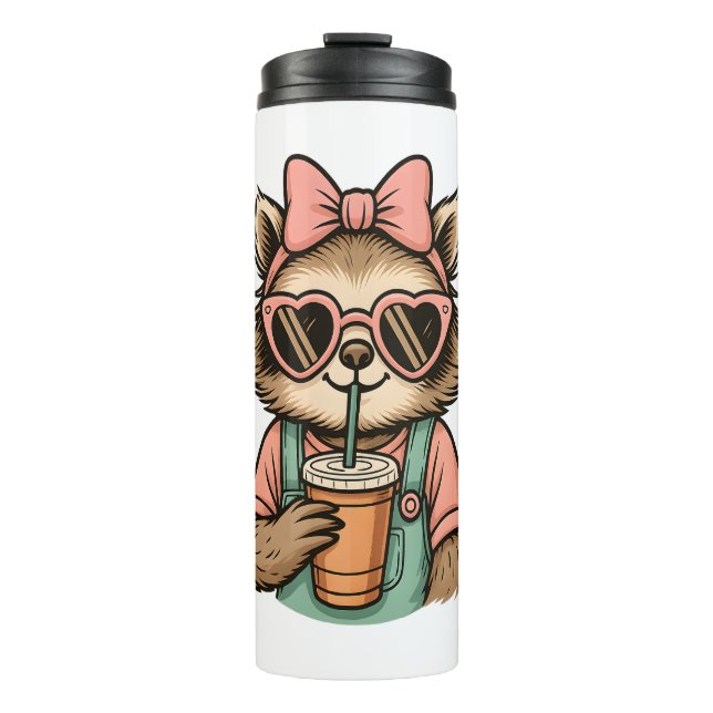 Termo Sloth Chica Coffee Lover (Anverso)