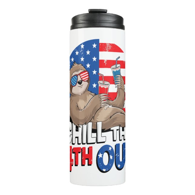 Termo Sloth Chill the 4out Patriotic USA (Anverso)