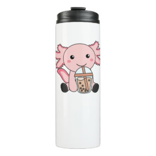 Termo Snaxolotl Axolotl Bubble Tea Amantes de los dulces
