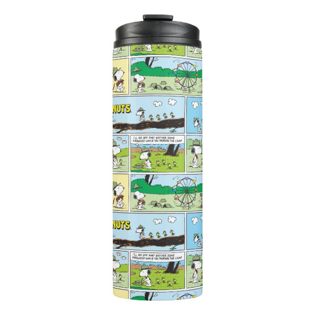 Termo Snoopy & Friends | Ir de campamento (Anverso)