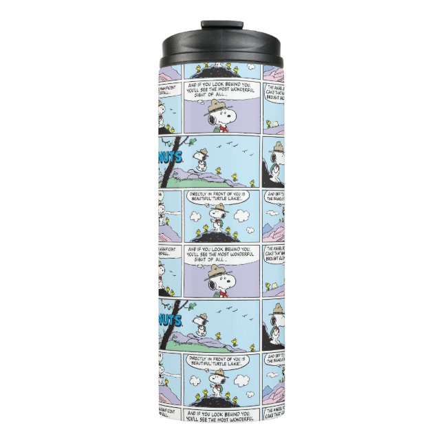 Termo Snoopy & Friends | Ir de excursión (Anverso)