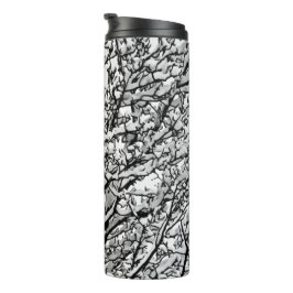 Termo Snow Covered Winter Tree Branches Photo