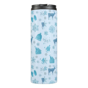 Termo Snowflakes, Reindeer & Elegant Holiday Design