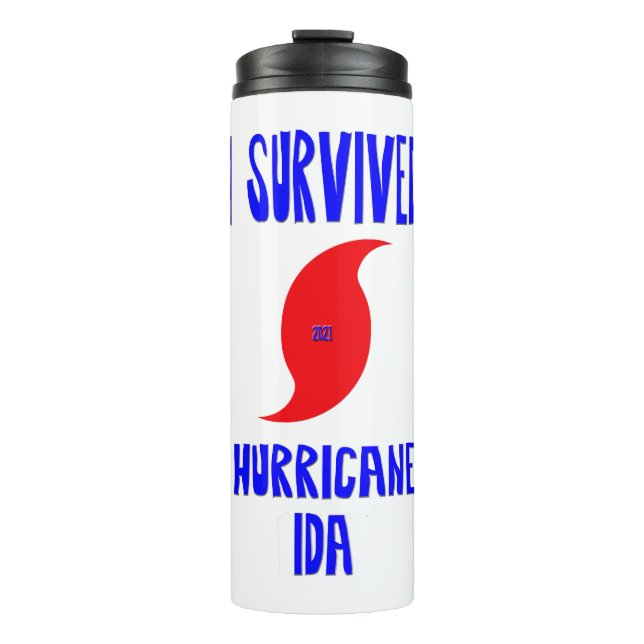 Termo Sobreviví al huracán Ida (Anverso)