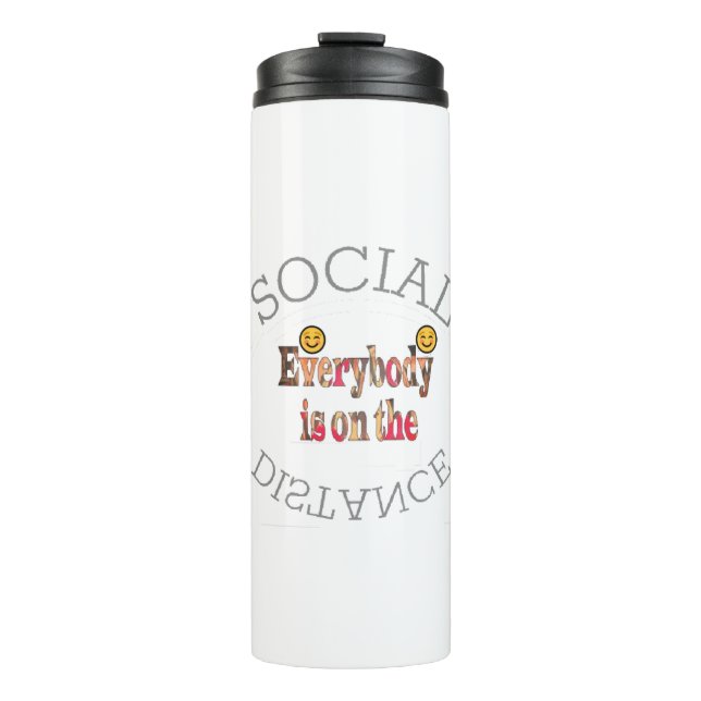 Termo Sobreviviremos a COVID-19 - Un mensaje de fuerza (Anverso)