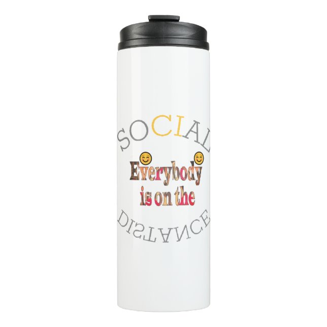 Termo Sobreviviremos a COVID-19 - Un mensaje de fuerza (Anverso)