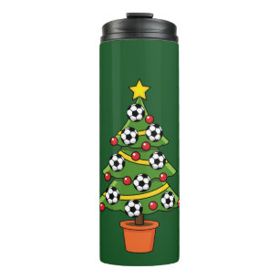 Termo Soccer Football Christmas Tree